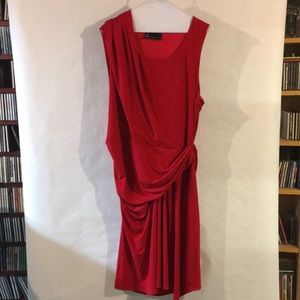 Lane Bryant Sleeveless Red Dress